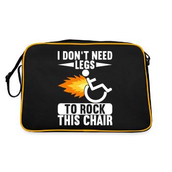 Wheelchair users Wheelchair - Retro Bag - black/gold - Back
