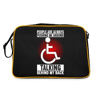 Wheelchair users Wheelchair - Retro Bag - black/gold - Back