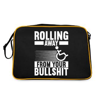 Wheelchair users Wheelchair - Retro Bag - black/gold - Back