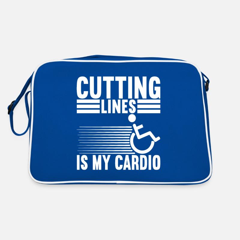 Rollstuhlfahrer Rollstuhl Retro Tasche