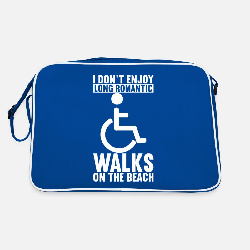 Rollstuhlfahrer Rollstuhl Retro Tasche