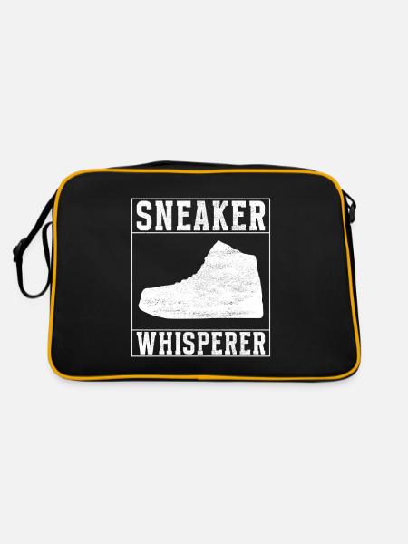 Sneakerhead Sneaker Collector - Sac Retro - noir/or - Dos