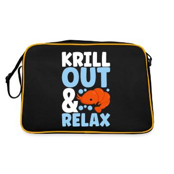 Marine Biology Marine Biologist - Retro Bag - black/gold - Back