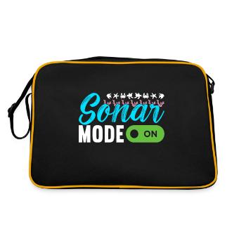 Marine Biology Marine Biologist - Retro Bag - black/gold - Back