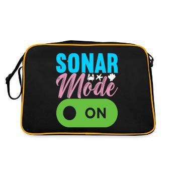 Marine Biology Marine Biologist - Retro Bag - black/gold - Back
