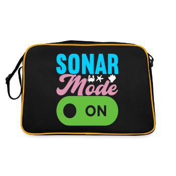 Marine Biology Marine Biologist - Retro Bag - black/gold - Back