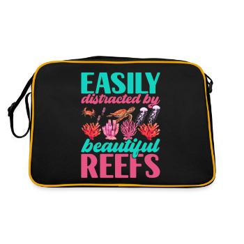 Marine Biology Marine Biologist - Retro Bag - black/gold - Back