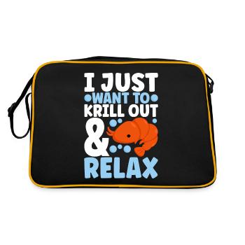 Marine Biology Marine Biologist - Retro Bag - black/gold - Back