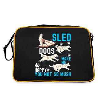 Chiens de traîneau - Sac Retro - noir/or - Dos