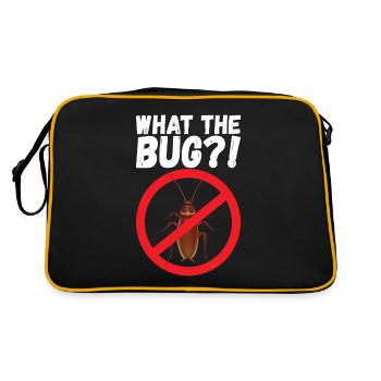 Pest Control Exterminator - Retro Bag - black/gold - Back