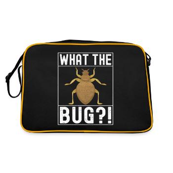 Pest Control Exterminator - Retro Bag - black/gold - Back