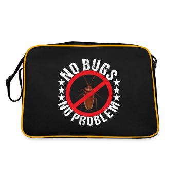 Pest Control Exterminators - Retro Bag - black/gold - Back