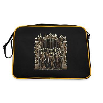 Demons at the of Hell - Retro Bag - black/gold - Back