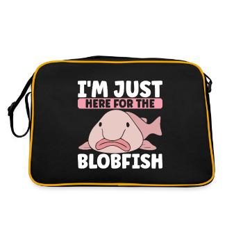 Poisson blob mignon poisson laid - Sac Retro - noir/or - Dos