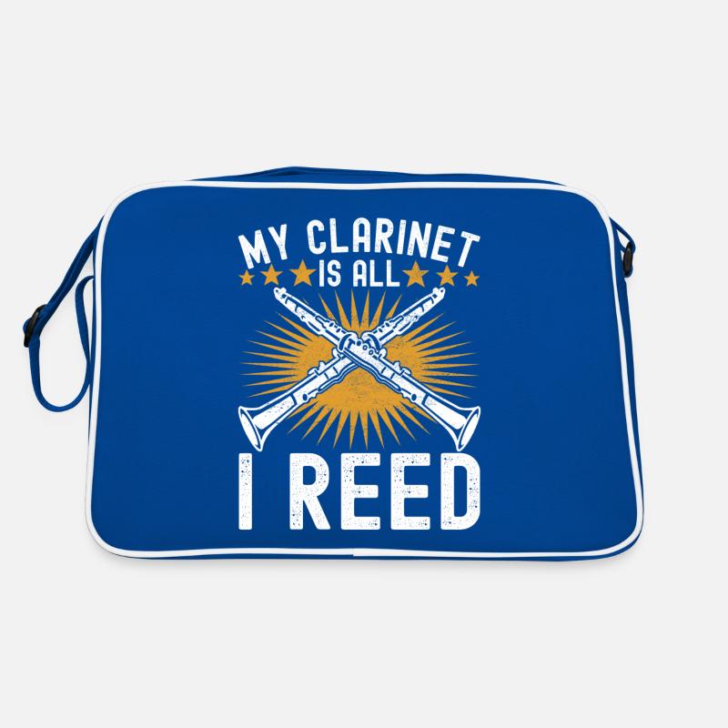 Clarinet Wind Instrument Clarinet player Retro Bag