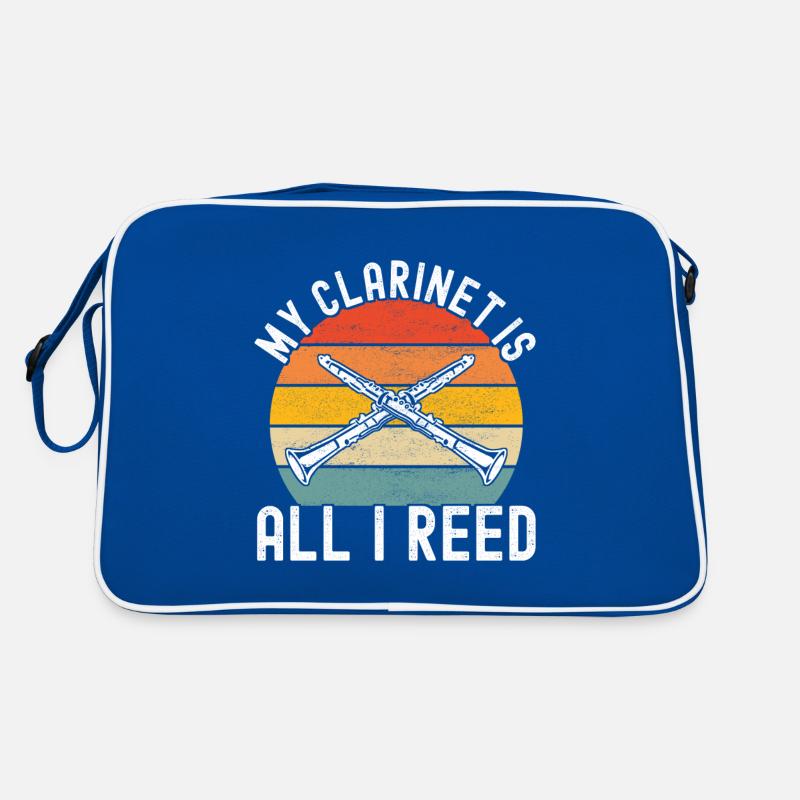 Clarinet Wind Instrument Clarinet player Retro Bag