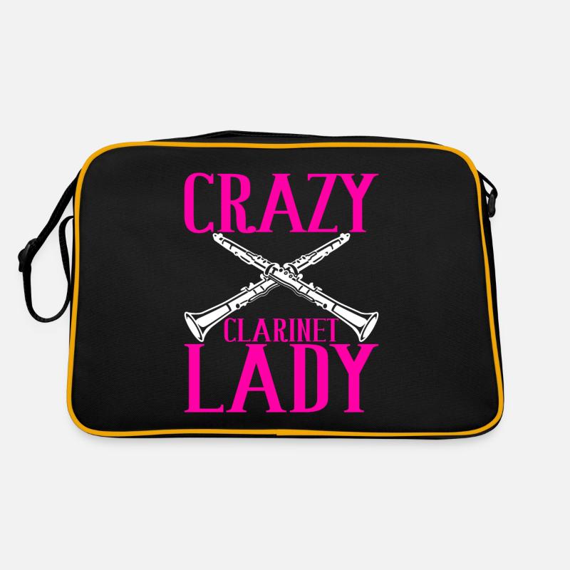 Clarinet Wind Instrument Clarinet player Retro Bag