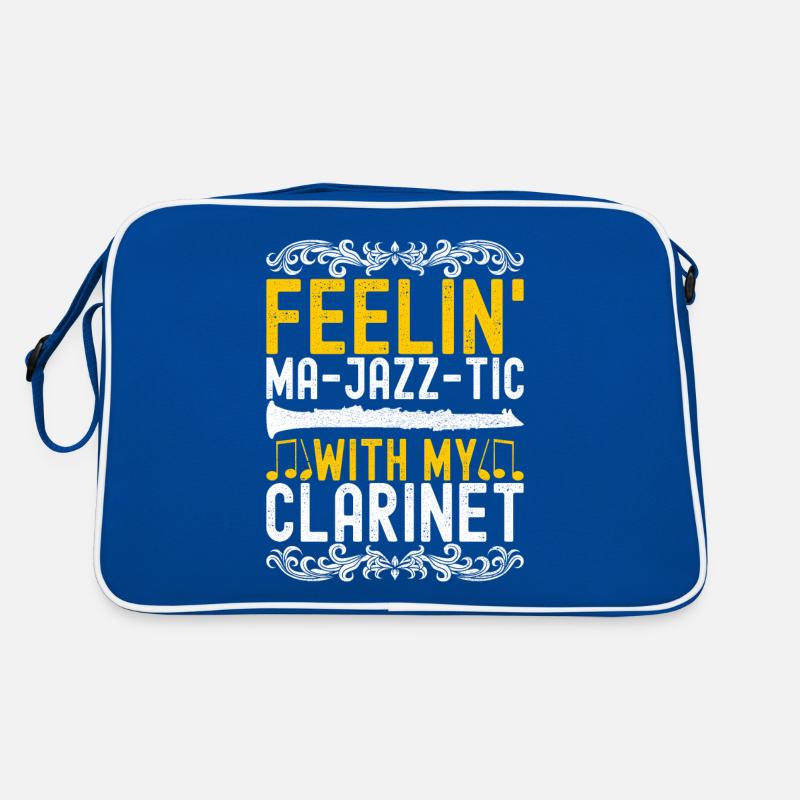 Clarinet Wind Instrument Clarinet player Retro Bag