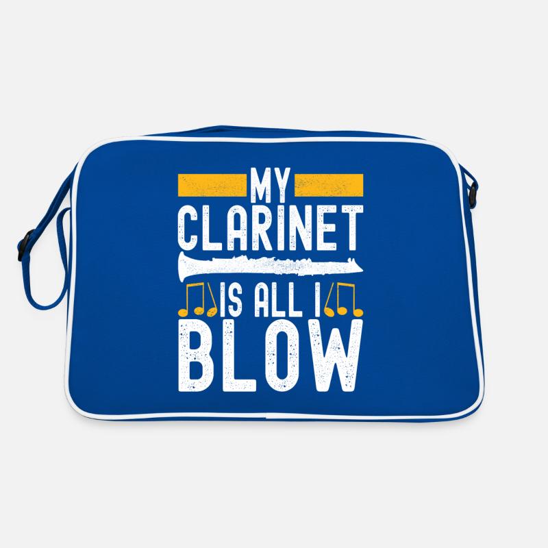 Clarinet Wind Instrument Clarinet player Retro Bag