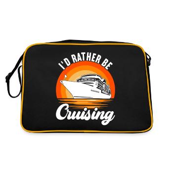 Croisière Vacances Bateau de croisière - Sac Retro - noir/or - Dos
