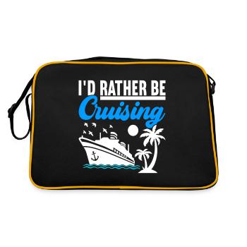 Croisière Vacances Bateau de croisière - Sac Retro - noir/or - Dos