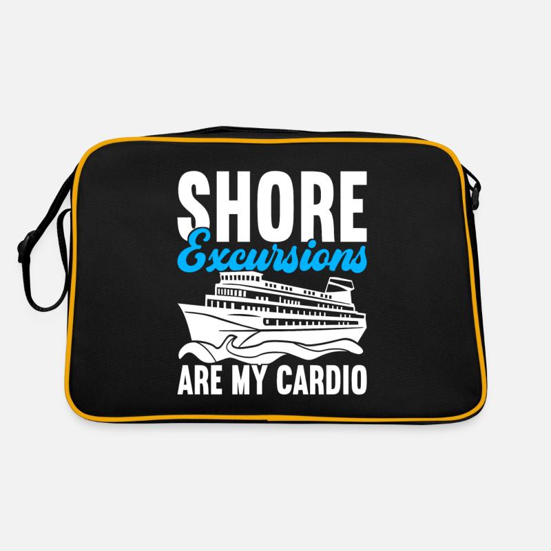 Kreuzfahrt Urlaub Kreuzfahrtschiff Retro Tasche