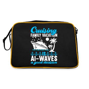 Croisière Vacances Bateau de croisière - Sac Retro - noir/or - Dos