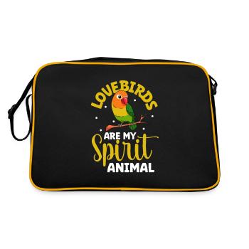 Favorite Animal - Inseparable - Retro Bag - black/gold - Back