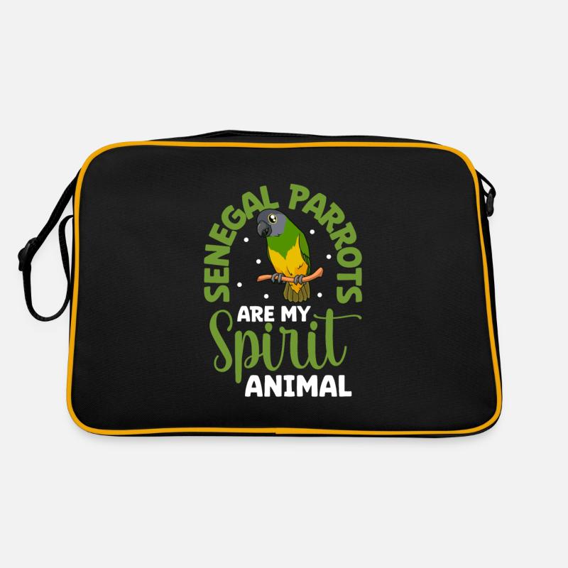 Animal préféré - Perroquet du Sénégal Sac Retro