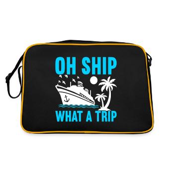Croisière Vacances Bateau de croisière - Sac Retro - noir/or - Dos