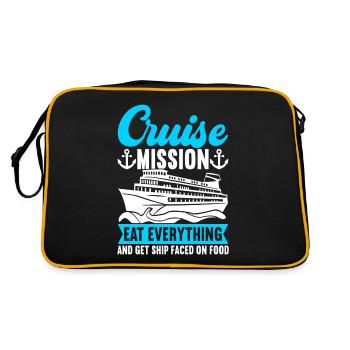 Croisière Vacances Bateau de croisière - Sac Retro - noir/or - Dos