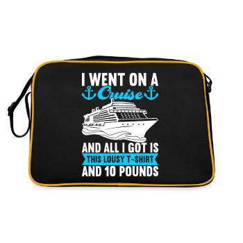 Croisière Vacances Bateau de croisière - Sac Retro - noir/or - Dos