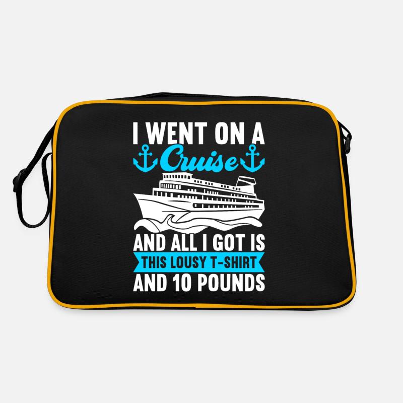 Kreuzfahrt Urlaub Kreuzfahrtschiff Retro Tasche