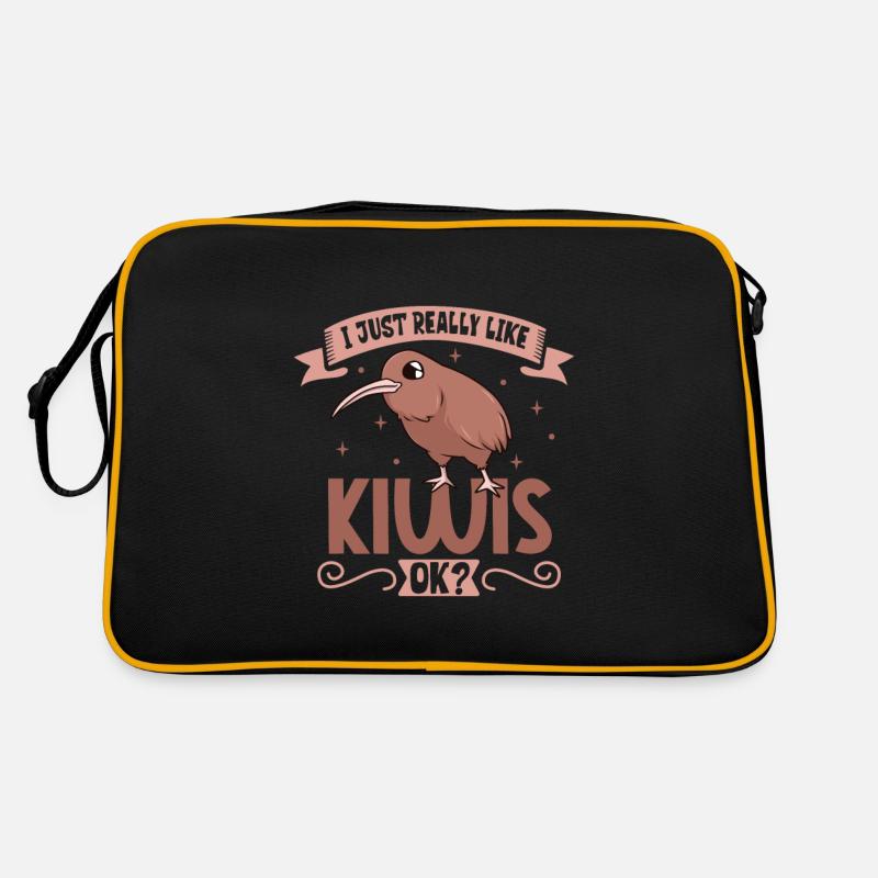Ich liebe meinen Kiwi Retro Tasche