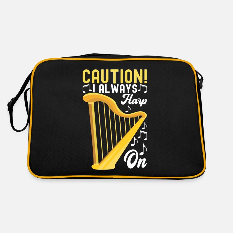 Harp design for harpists Retro Bag