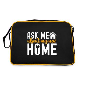 Pendaison de crémaillère des propriétaires - Sac Retro - noir/or - Dos
