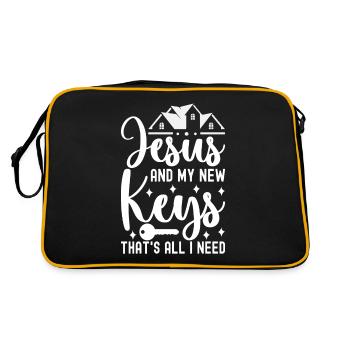 Pendaison de crémaillère des propriétaires - Sac Retro - noir/or - Dos