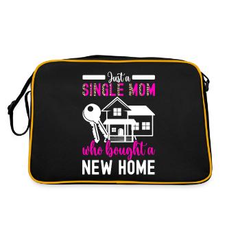 Pendaison de crémaillère des propriétaires - Sac Retro - noir/or - Dos