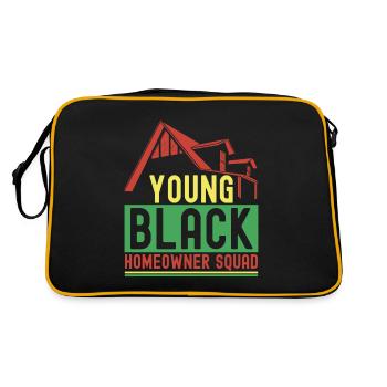 Pendaison de crémaillère des propriétaires - Sac Retro - noir/or - Dos