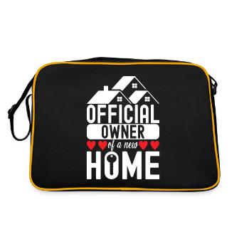 Pendaison de crémaillère des propriétaires - Sac Retro - noir/or - Dos