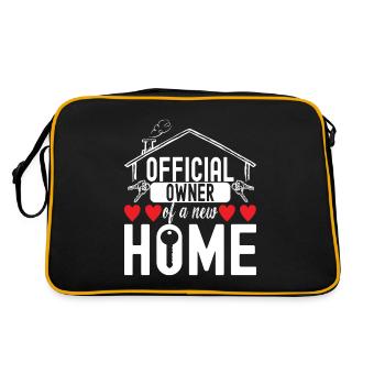 Pendaison de crémaillère des propriétaires - Sac Retro - noir/or - Dos