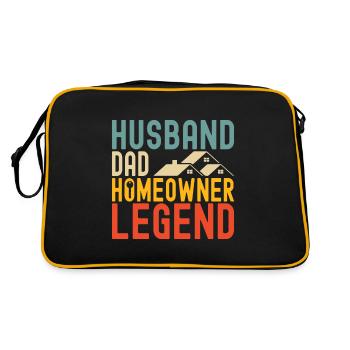 Pendaison de crémaillère des propriétaires - Sac Retro - noir/or - Dos