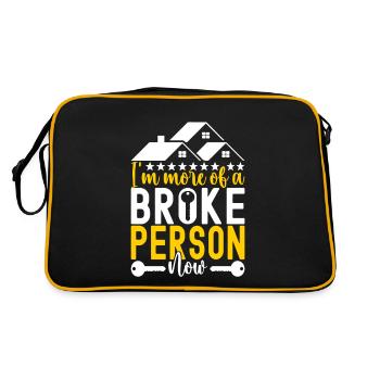 Pendaison de crémaillère des propriétaires - Sac Retro - noir/or - Dos