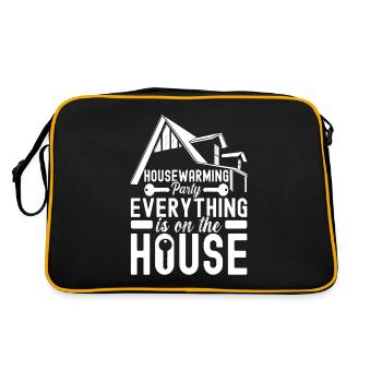 Pendaison de crémaillère des propriétaires - Sac Retro - noir/or - Dos