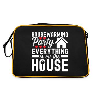 Pendaison de crémaillère des propriétaires - Sac Retro - noir/or - Dos