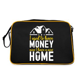 Pendaison de crémaillère des propriétaires - Sac Retro - noir/or - Dos