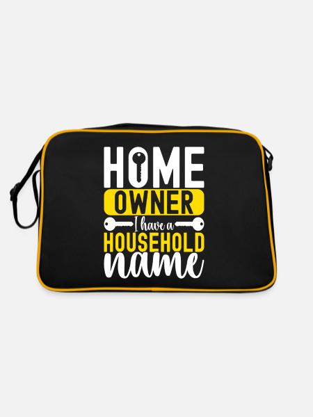 Pendaison de crémaillère des propriétaires - Sac Retro - noir/or - Dos