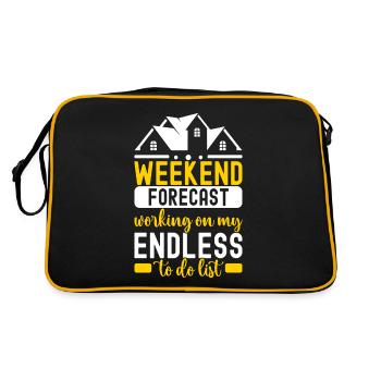 Pendaison de crémaillère des propriétaires - Sac Retro - noir/or - Dos