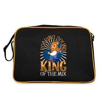 Un son solide - ingénieur du son - Sac Retro - noir/or - Dos