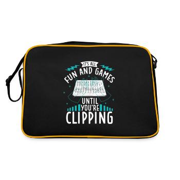 Clipping - Sound Engineer - Retro Bag - black/gold - Back